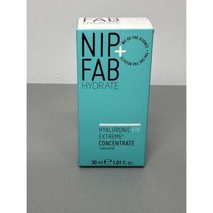 NIB Nip + Fab Hydrate Hyaluronic Extreme Concentrate‎ 1.01 oz Full Size